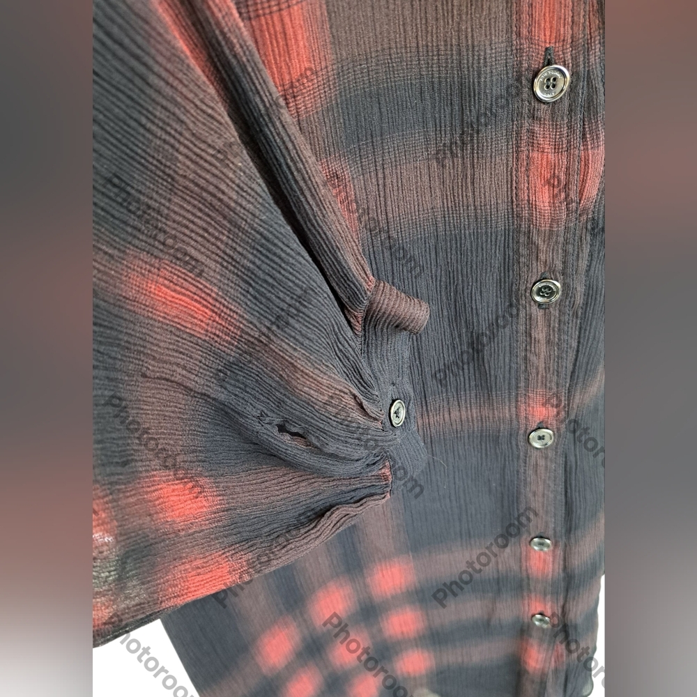 Burberry Black and Red Women's Blouse - Picture 4 of 9